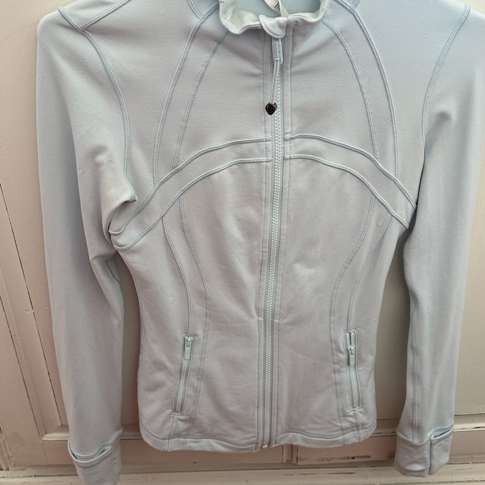 lululemon athletica Light Blue Zip-Up Ski/Snow Jacket
